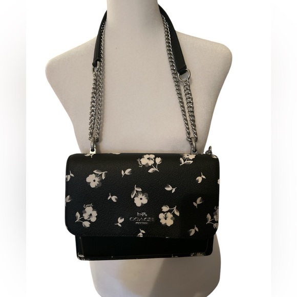 Coach Handbags - Coach Klare Crossbody bag with silver chain Free shipping NWT